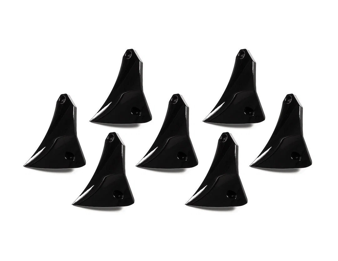 1189BLINL – GRID WHEELS Wheel Spoke Insert, Fits GD01 Series 18 x 9 Size Rims Black Plastic Set Of 7 Equips One Wheel...